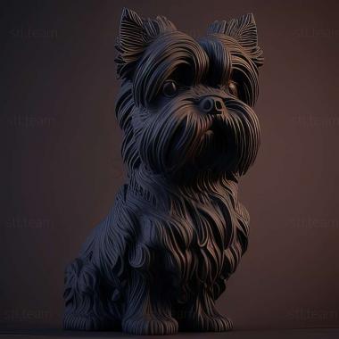 3D модель Аффенпинчер собака (STL)